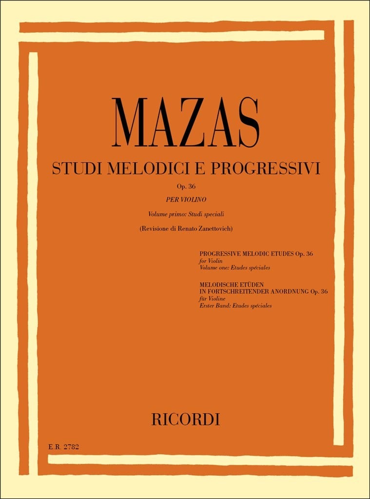Studi Melodici E Progressivi Op. 36